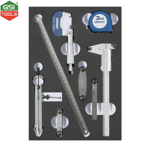 Khay dụng cụ đo 8 chi tiết Orion cỡ 232x332x31mm