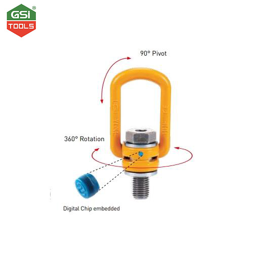 Tai cẩu 90 độ 1.2 tấn YOKE cỡ M14x2