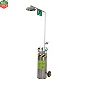 Vòi sen và bồn rửa mắt khẩn cấp di động bằng thép không gỉ Esnico 0,25-0,4MPA