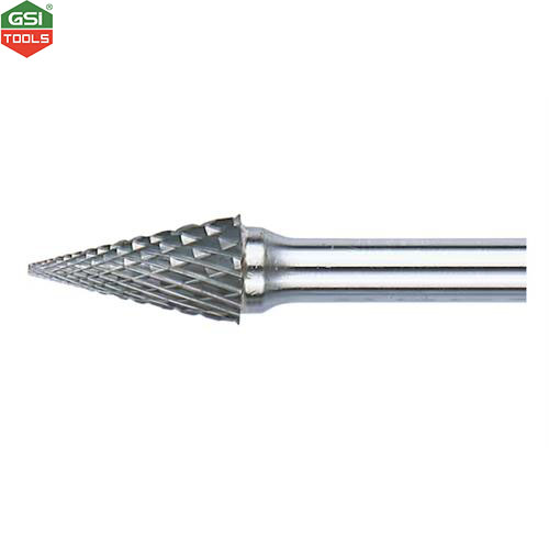 Đầu mài carbide hình nón Atorn 10x20x64mm